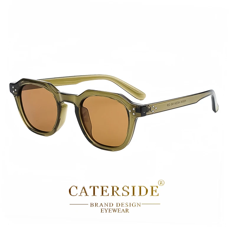 CATERSIDE Retro Polarisierte Sonnenbrille Männer Ultraleicht TR90 Rahmen Polygon Frauen Sonnenbrille Im Freien Hohe Qualität Reise Brillen – Detail 16