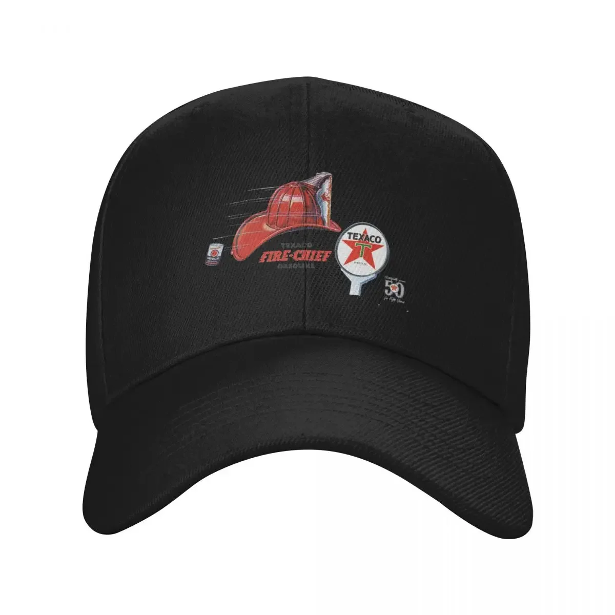 

Texaco Fire Chief 1950s Baseball Cap black Golf Cap Hats For Men Women's