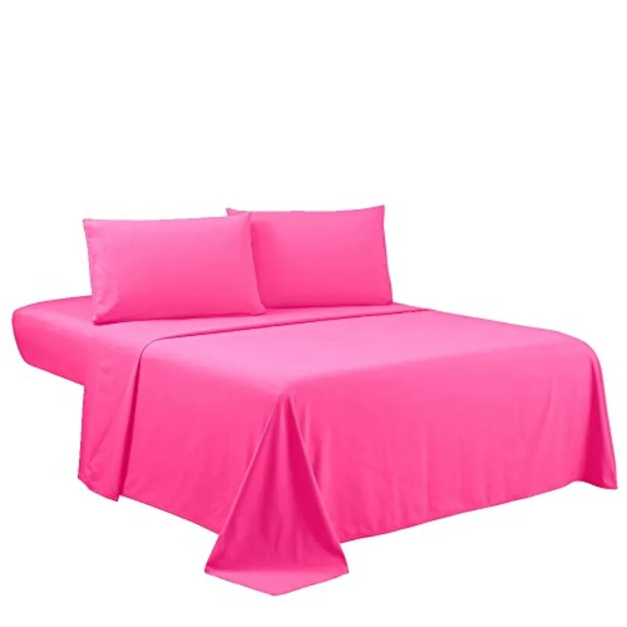 

Twin Sheets Set - Hotel Luxury 3-Piece Bed Set, Extra Deep Pocket, 1800 Series Bedding Set, Wrinkle and Fade Resistant, Sheet a