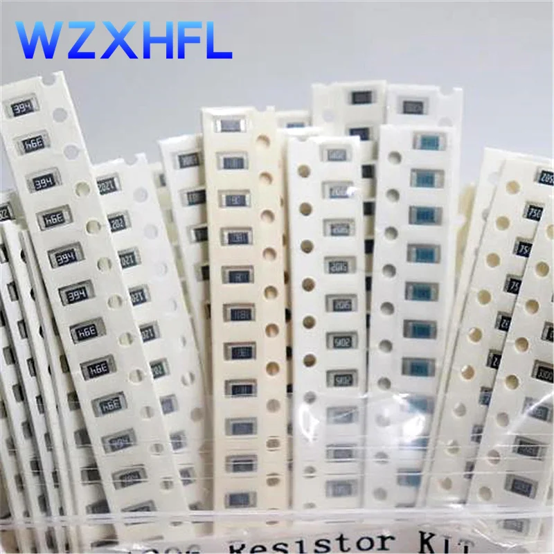 1206 SMD Resistor Kit Assorted Kit 1ohm-1M ohm 1% 33valuesX 20pcs=660pcs Sample Kit