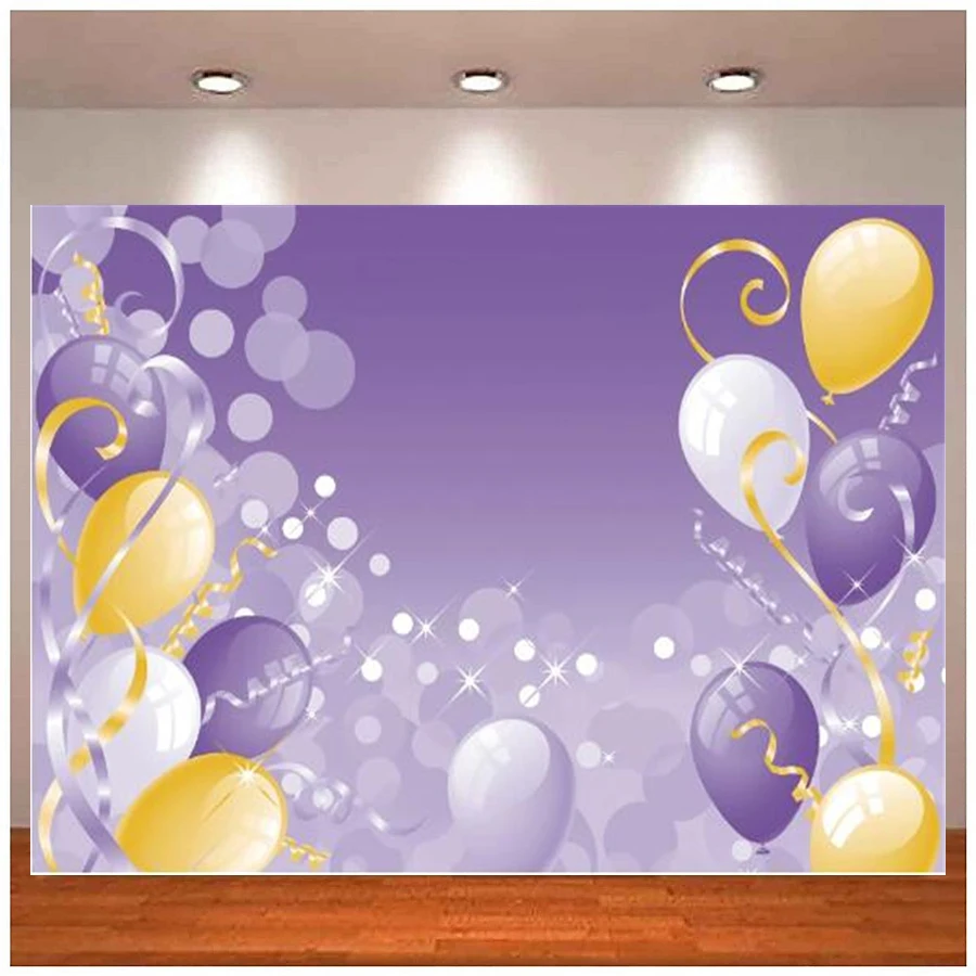 

Newborn Baby Birthday Party Balloons Cake Smash Photography Backdrop Child Family Poster Background Photo Studio Banner