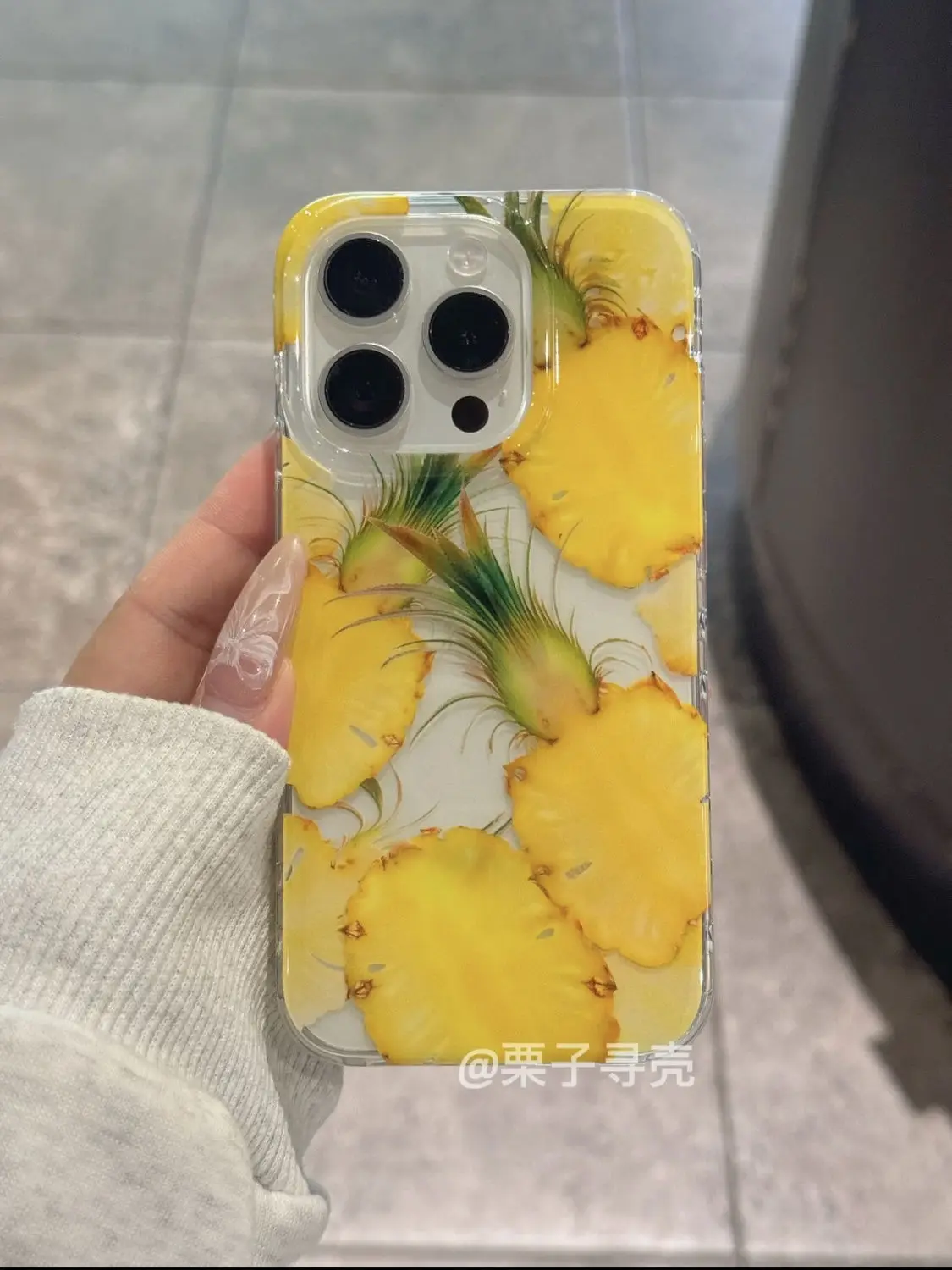 Ins Korean Cute Fruit Pineapple Phone Case For iPhone 16 15 Pro Max 15 14 13 12 11 Pro XR XS Max 7 8 Plus Silicone Back Cover