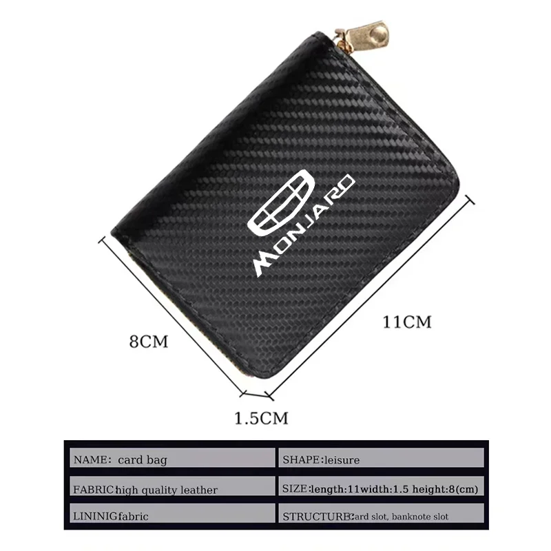 Car Driver\'s License Holder Card Bag Driving ID Card Storage Bag Wallet For Geely Monjaro Xingyue L 2022 2023 2024 Clubman