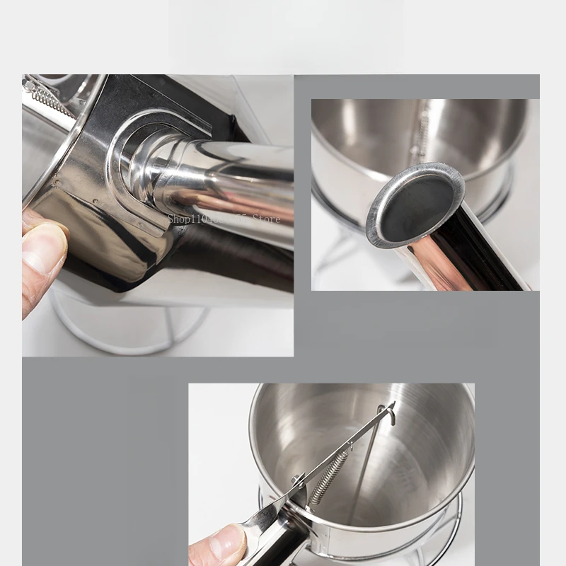 باليد الفولاذ المقاوم للصدأ قمع مخروط شمعة موزع سائل لتقوم بها بنفسك الروائح كوب شكل شمعة دفعة الاستغناء صب أداة