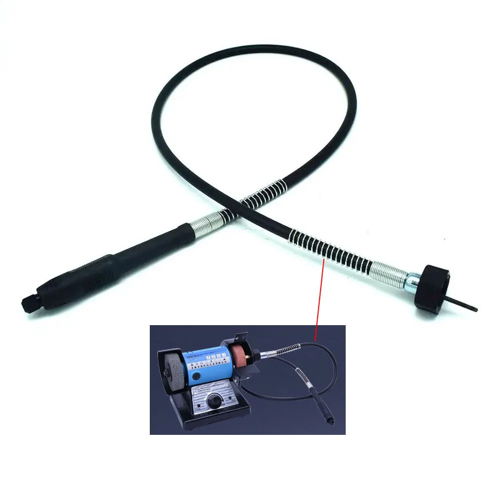 Soft Flex Shaft with 0.3-3.2mm Drill Chuck Handle Electric Grinder Flexible Tube Grinding Machine Accessories Jewelry Tools