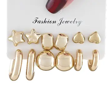 10 best sales أقراط على شكل حرف C - №4