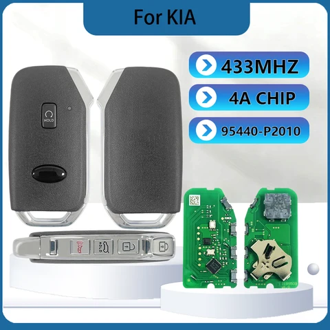 CN051203 Запасной смарт-ключ с 5 кнопками, PN 95440-P2010, FCC SY5MQ4FGE05, чип 4A, 434 МГц, бесключевой доступ для Kia Sorento 2021-2024