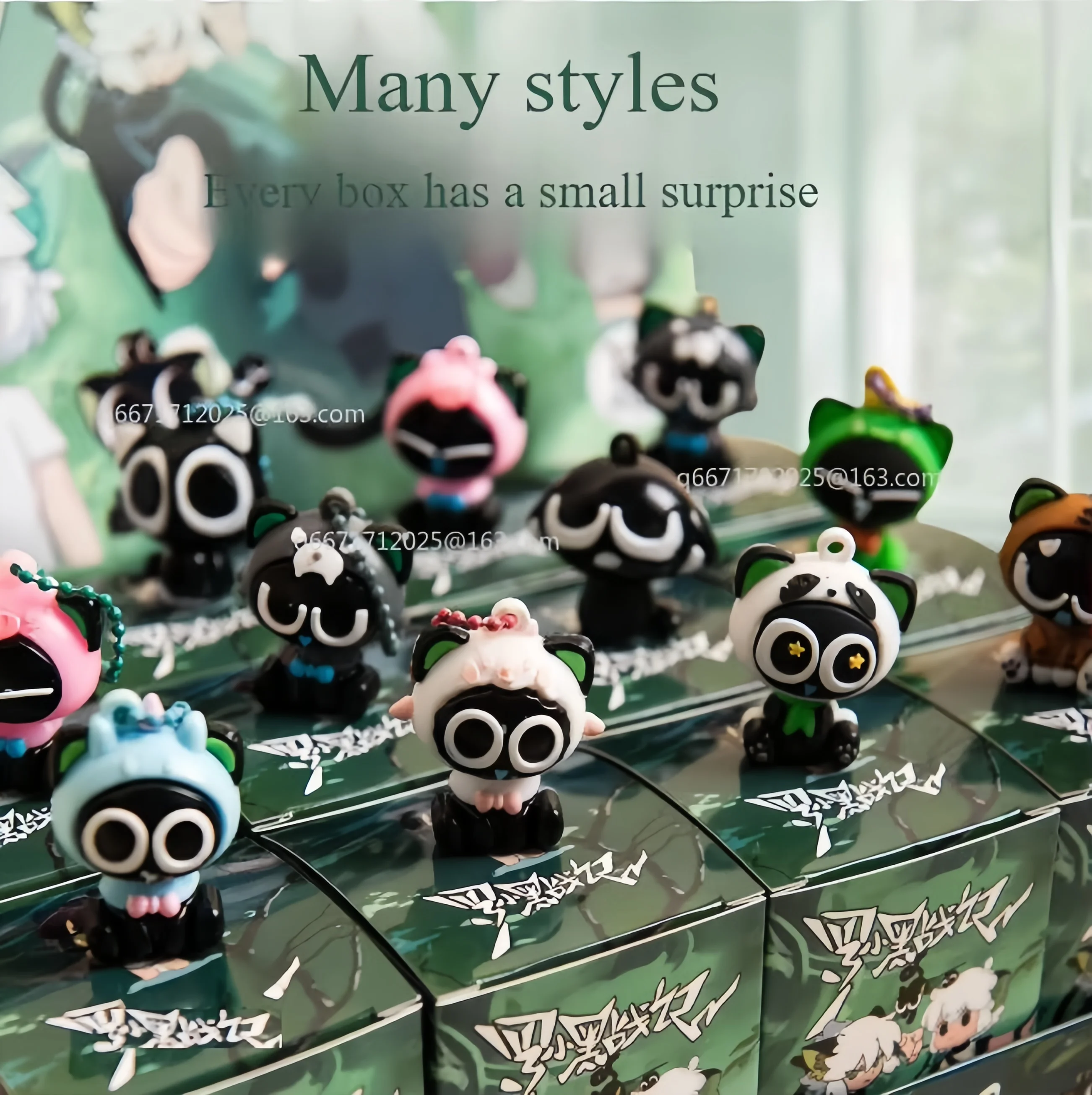 Caja ciega lucosa Luo Xiaohei, adornos de muñecos de cueva, colgantes de regalo hechos a mano, crónicas de la guerra feliz, artículos decorativos circundantes