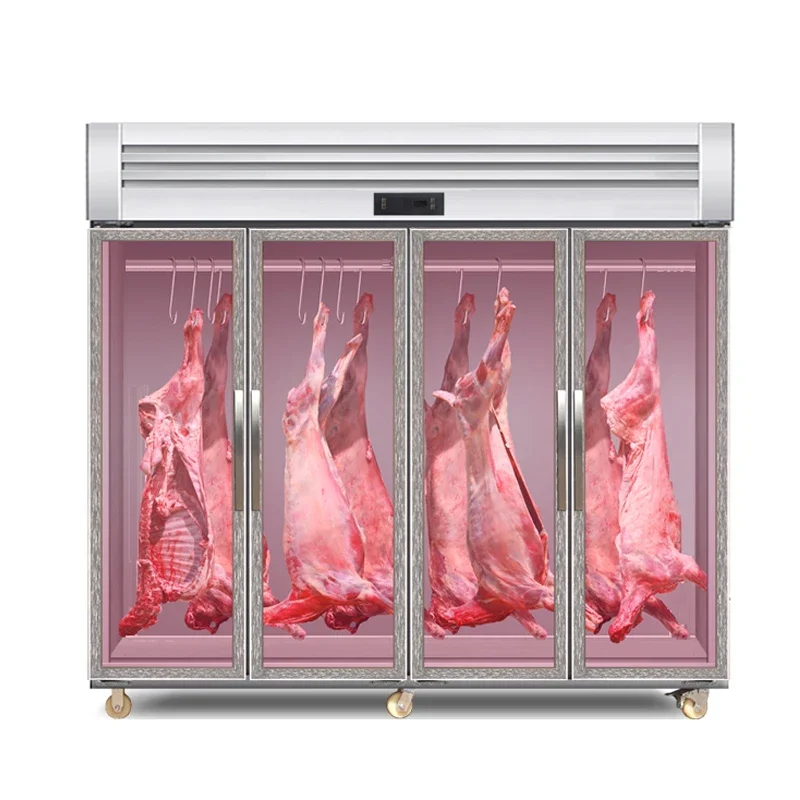 Commercial Refrigerators Ultra-large capacity fresh meat freezer display Meat Hanging Refrigerator Cabinet meat cooler