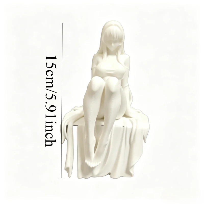 3D Embossed Mini Sculpture Decor Exquisite Tabletop Figurine Lovely Accent Ornament Desk Study Fun Stylish Decoration view 5