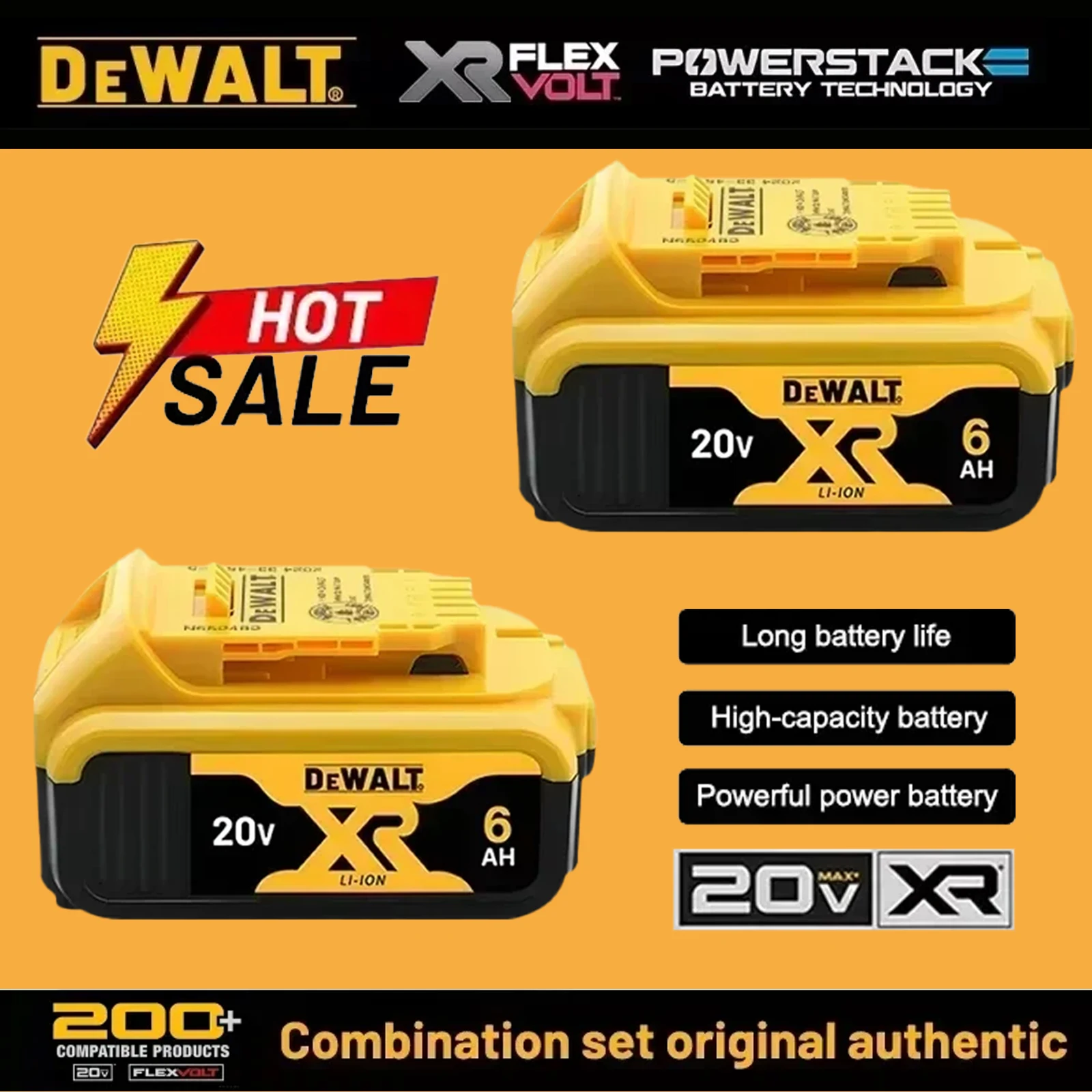 

Оригинальный аккумулятор DEWALT, литий-ионный аккумулятор 20 В, 5/6 Ач, аккумулятор для электроинструмента DCB205 DCB201 DCB203. Аккумулятор DEWALT 20В