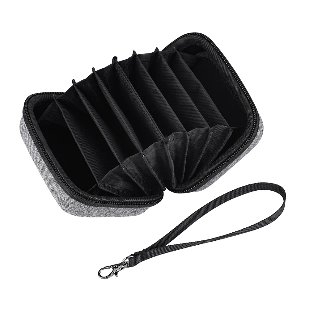 Lens Filter Pouch Case for 8 Circular Filters Up to 67mm Dustproof Storage Carrying Portable Case for Photography Accessory