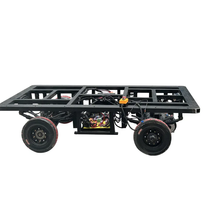 Remote control unmanned mobile electric vehicle chassis full set of accessories, four-wheel modified