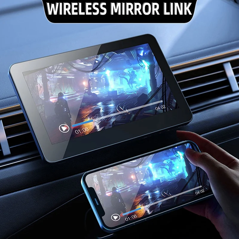 7 Zoll Autoradio Video Player Touchscreen drahtloses Auto MP5-Player iOS/Android Carplay Monitor Tablet Plug and Play