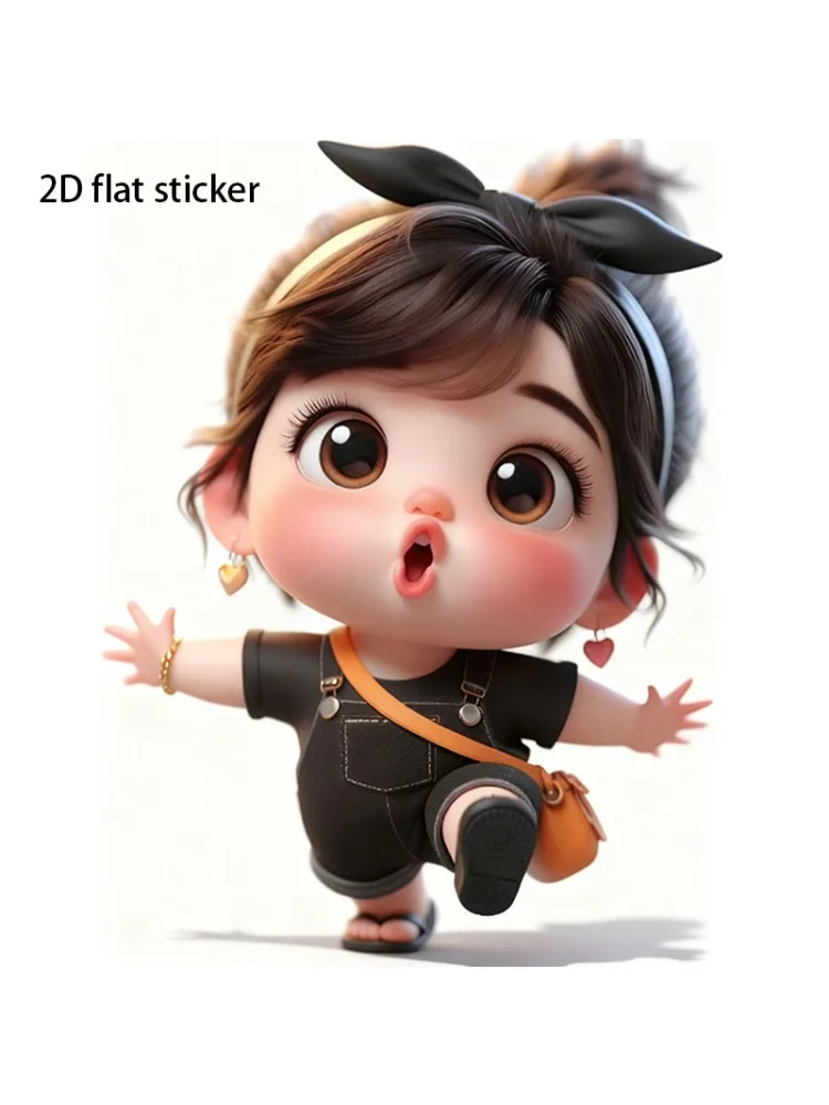 AliExpress NONE 1Pc Black Bow Girl Vinyl Sticker For Car Bike Bottle Laptop Decor