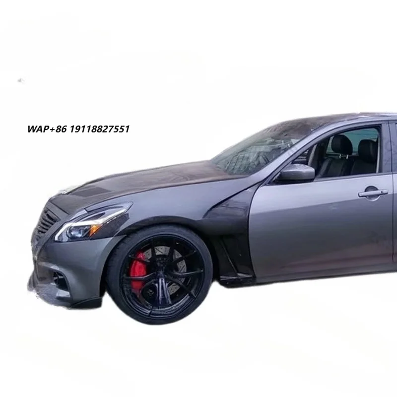 

New 2007-2013 Infiniti G37 Four-Door Version with Carbon Fiber Side Panels Modified