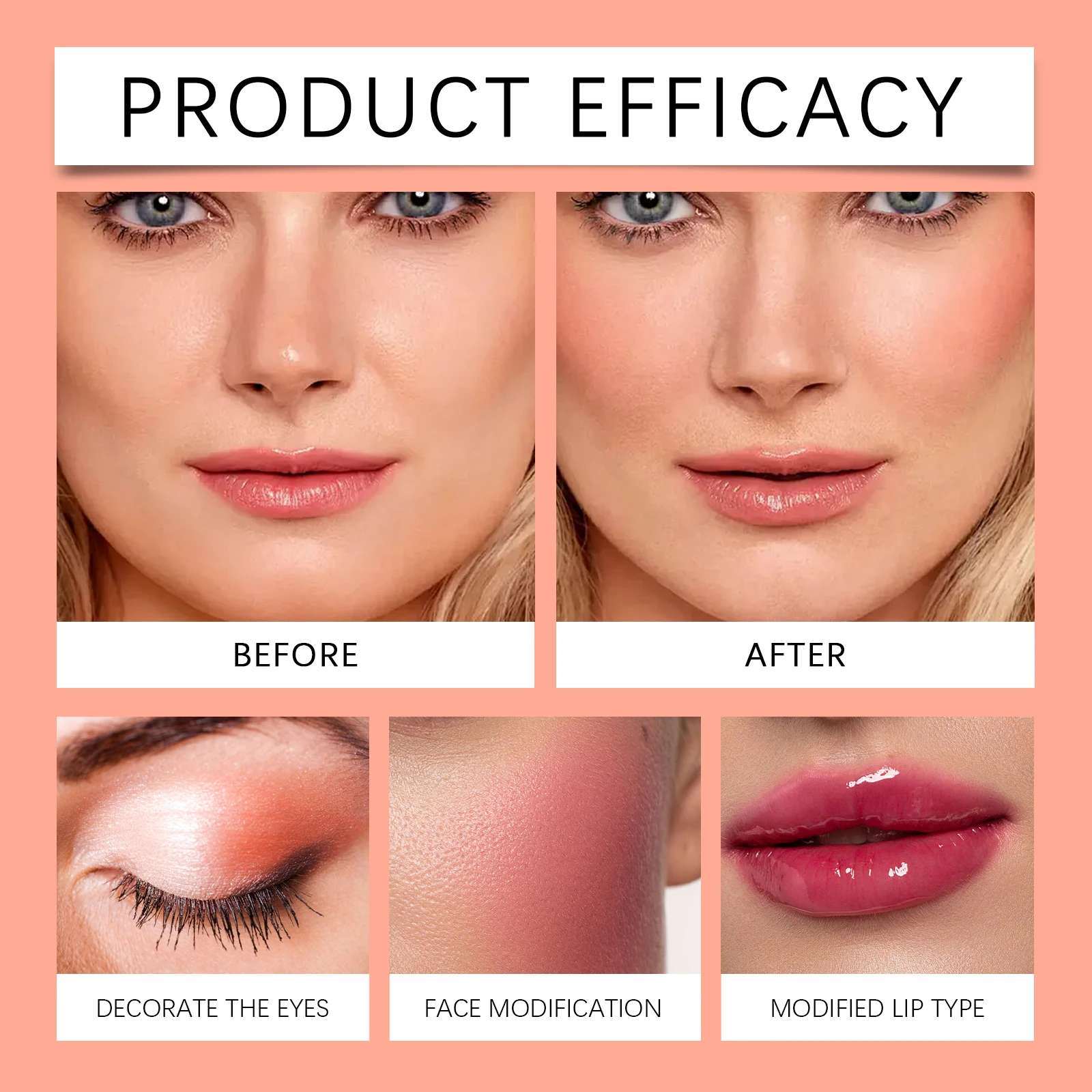 Manteiga Blush, Nude Matte Powder Rouge Fórmula de longa duração e altamente misturável para um maquiagem facial hidratante com descarga natural