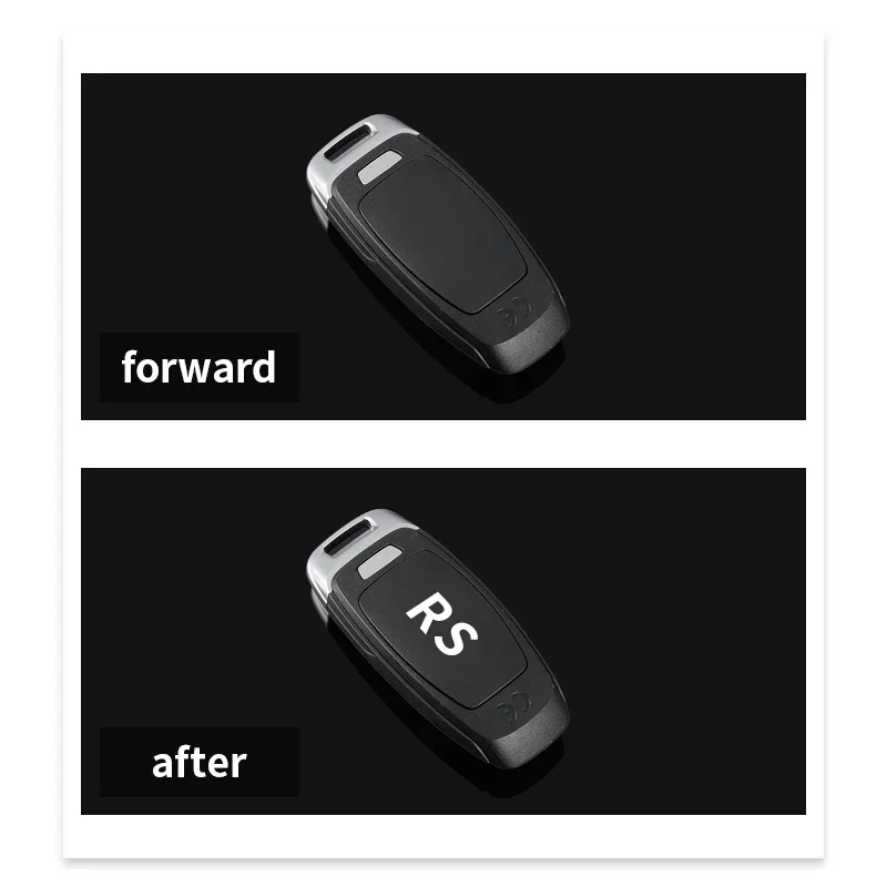 For A3 8Y A6 A7 Q7 Q8 Car Key Shell Upgrade S Label RS Key Shell Rear Cover Modification Accessories