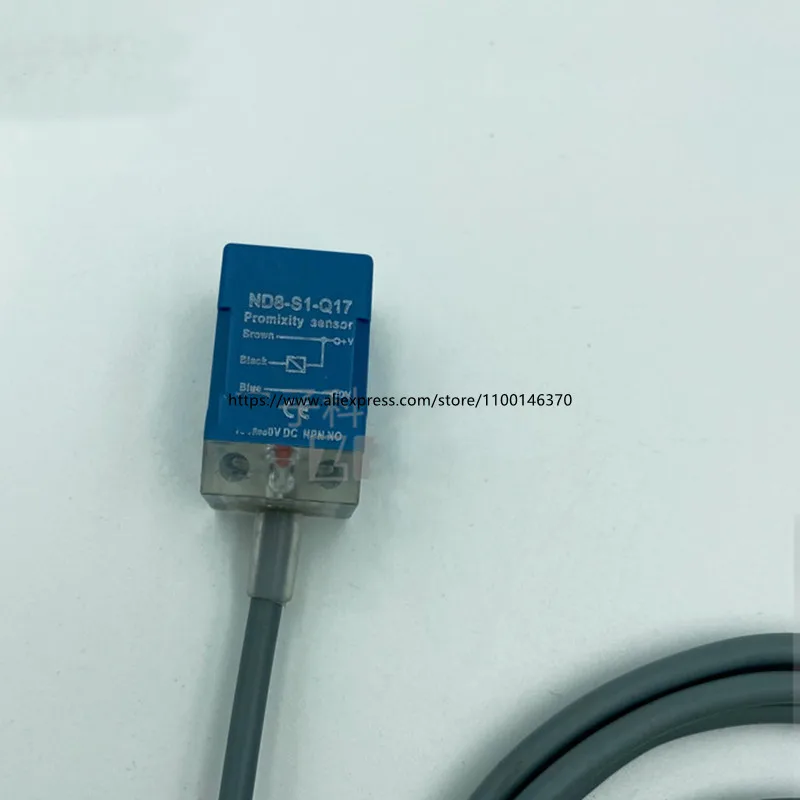 

5Pcs New Contrinex ND8-S1-Q17 ND8-S2-Q17 ND8-S3-Q17 ND8-S4-Q17 small square proximity switch DC three-wire NPN normally open