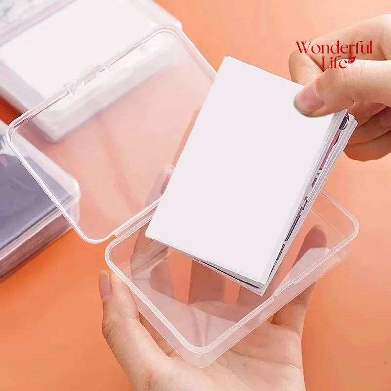 1/3pcs Transparent Plastic Boxes Playing Cards Container Storage Case Packing Poker Game Card Box Board Games Card Organizer