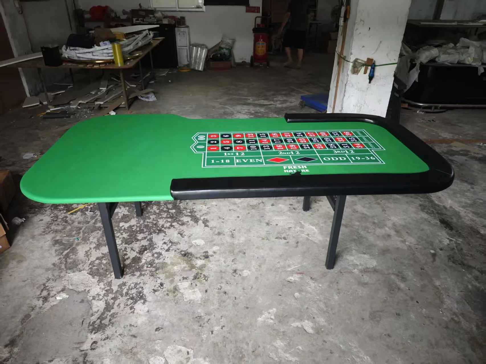 Modern Home Mini Foldable Custom Roulette Table Metal Material for Sale