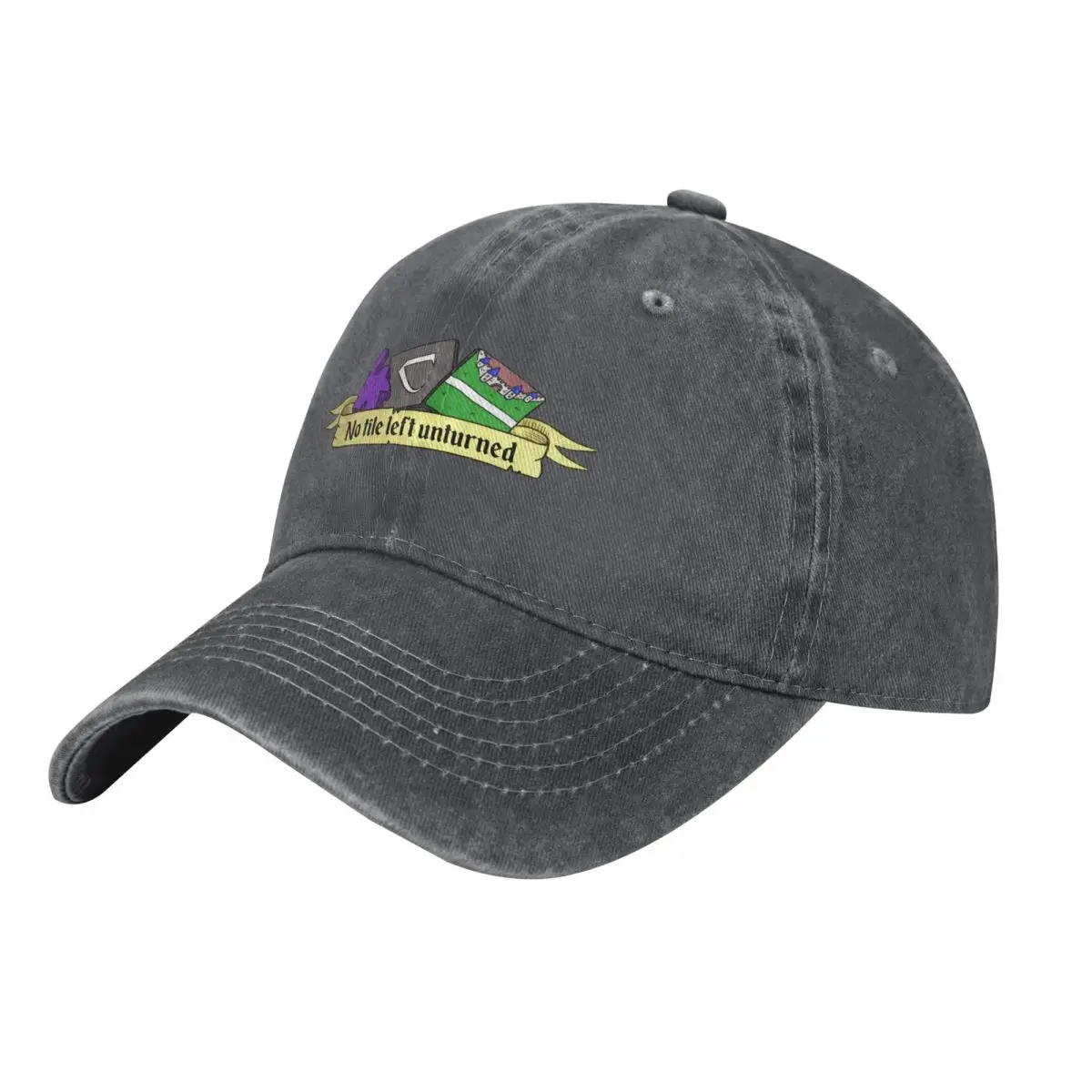 

Carcassonne - No tile left unturned Baseball Cap Rave hard hat Boy Child Women's