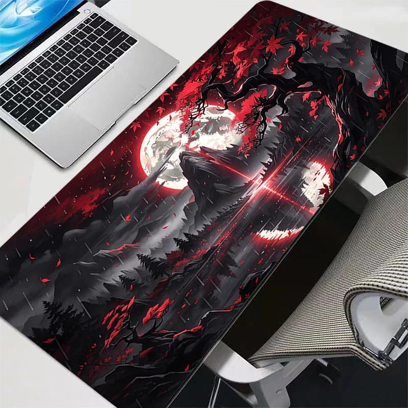 Beautiful Forest At Night Mouse Pad Large Rubber PC Computer Rug Gaming Accessories Mousepad Desk Mat Locking Edge Gamer Carpet