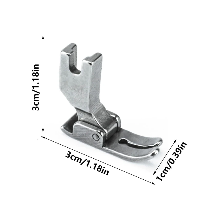 3PCS Industrial Sewing Machine Feet Set Steel Texture for Precisions Stitching Dropship