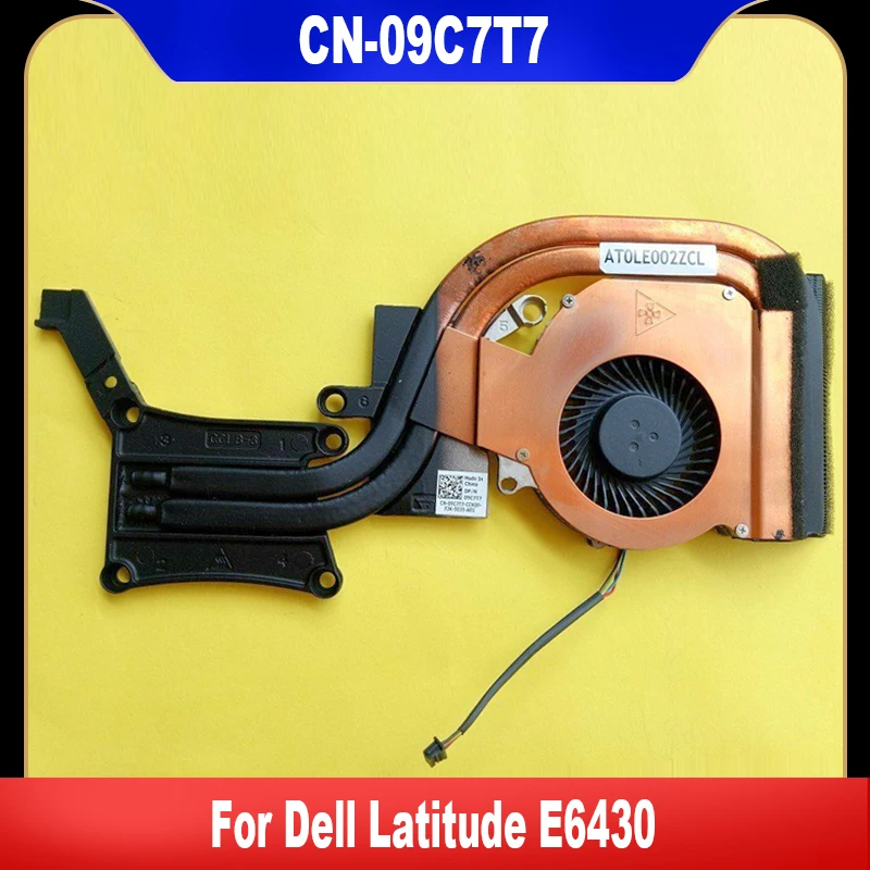 

09C7T7 Original For Dell Latitude E6430 Cooling Fan With HeatSink CN-09C7T7 9C7T7 AT0LE002ZAL High Quality