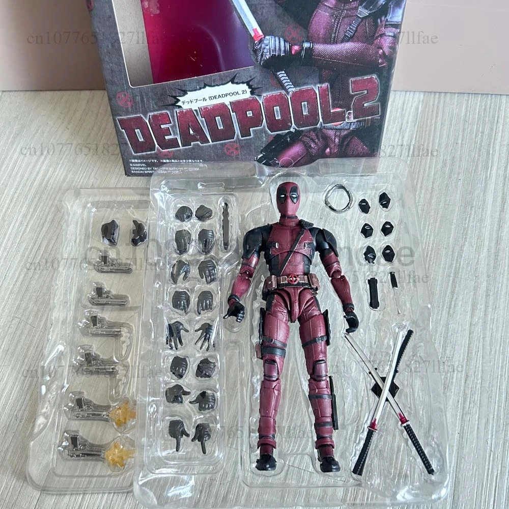 SHF Deadpool 2 عمل الشكل البلاستيكية خارقة 16 سنتيمتر جمع دمية المنقولة نموذج اللعب المشتركة المنقولة دمية السنة الجديدة هدية #6