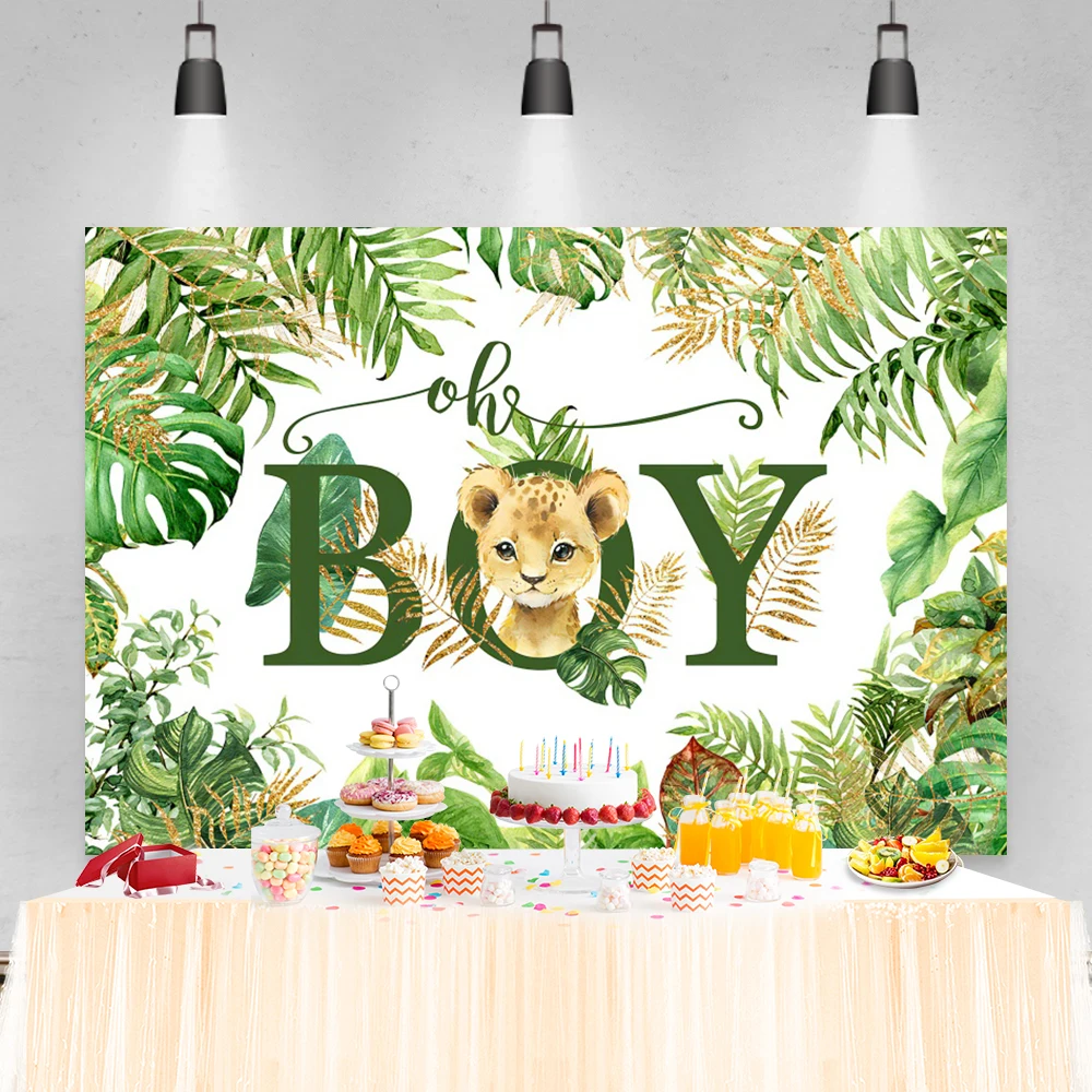 خلفية لتصوير حفلات أعياد الميلاد واحدة برسومات كرتونية على شكل فيل للطفل وحفلات عيد ميلاد 1st خلفية للتصوير العائلي وألوان مائية