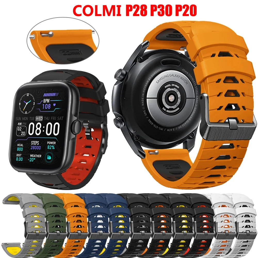 

20mm Smart Watch Band Straps for COLMI P28 P20 P30 Wristband for COLMI P20 P30 Watchband Bracelet