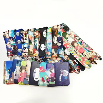 動漫掛繩鑰匙圈動畫手機證卡通行證掛繩DIY飾品配件批發 8 最佳銷售 神隱少女鑰匙扣 - №7