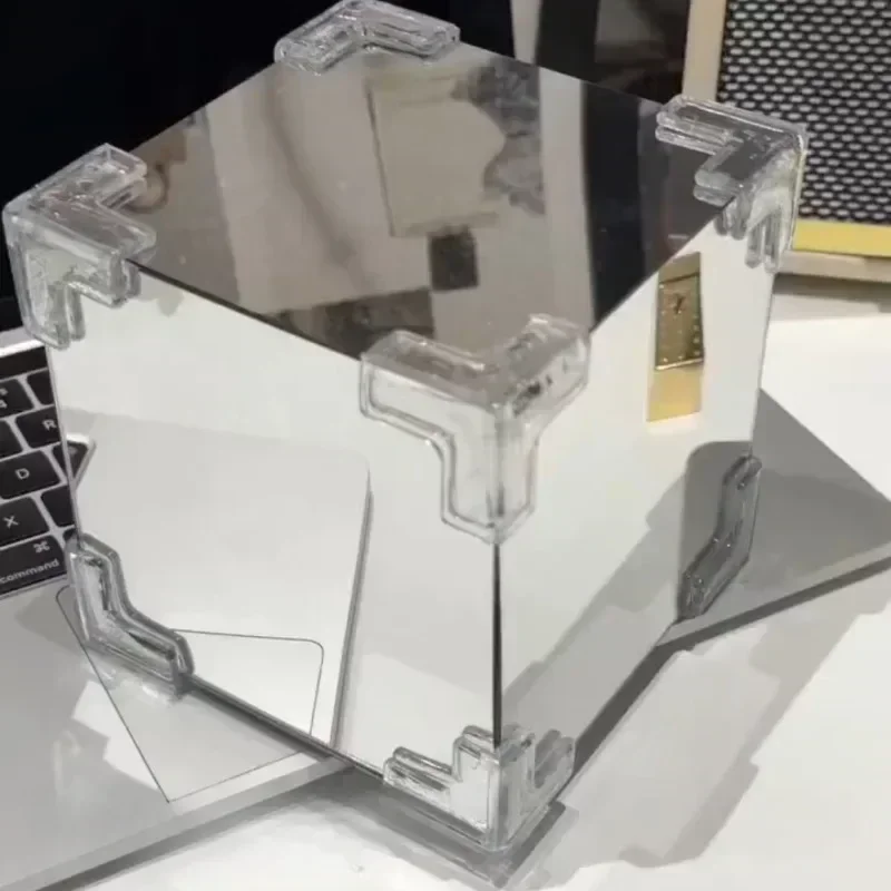 السنة الجديدة DIY صناديق إضاءة ديكور المنزل-زهرة التوليب مكعب البحر ثلاثية الأبعاد حزمة مادة مصباح الليل الصغيرة للزوجين هدية صديقة