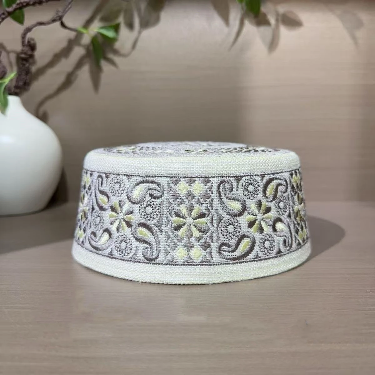Free Shipping Muslim Caps For Men Clothing Prayer Hat Islamic Taqiyah Kufi Tax Products Kippa Turkish Modern Polyester 03580
