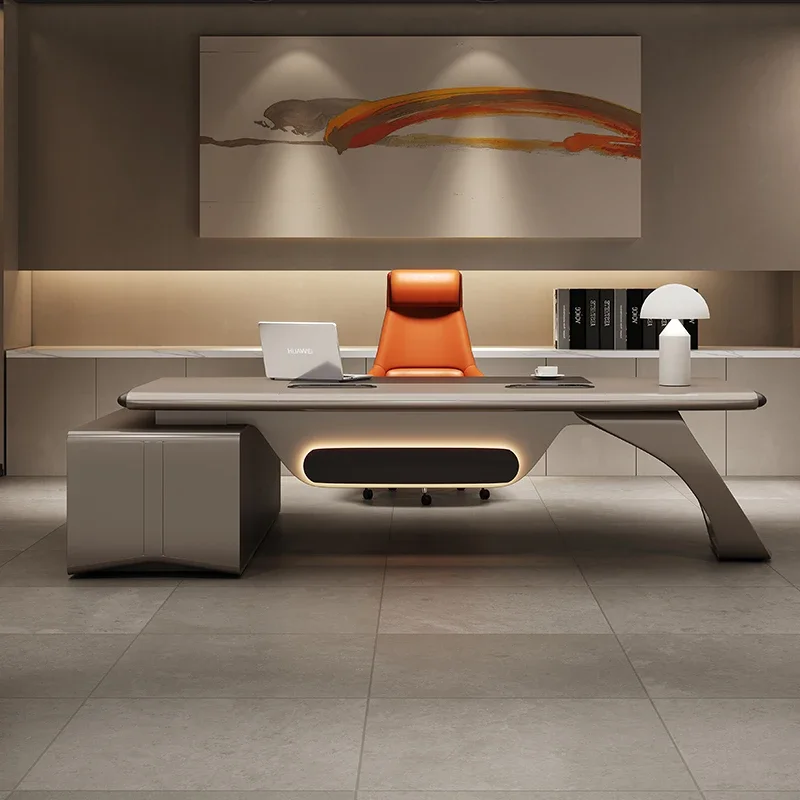 Furniture Organisation Adjustable Tables Bureau D Angle Desk L Shaped Accessories Home Nordic Luxury Office Desk Executive