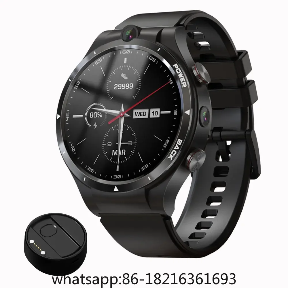 LEMFO LEM15 4G Smart Watch With 4GB RAM 128GB ROM SIM Card Video Call WIFI GPS Android 4G LTE Smartwatch 2021 With Dual Camera