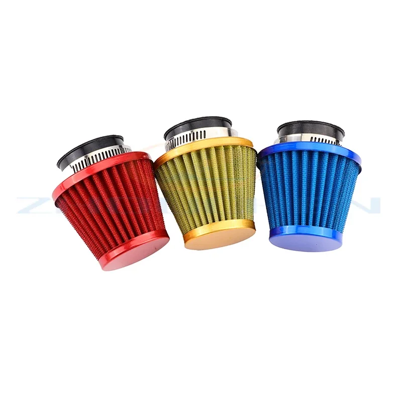 Universal 38mm Mushroom Head Motorcycle Carburetor Air Filter Cleaner Intake Pipe Modified Scooter