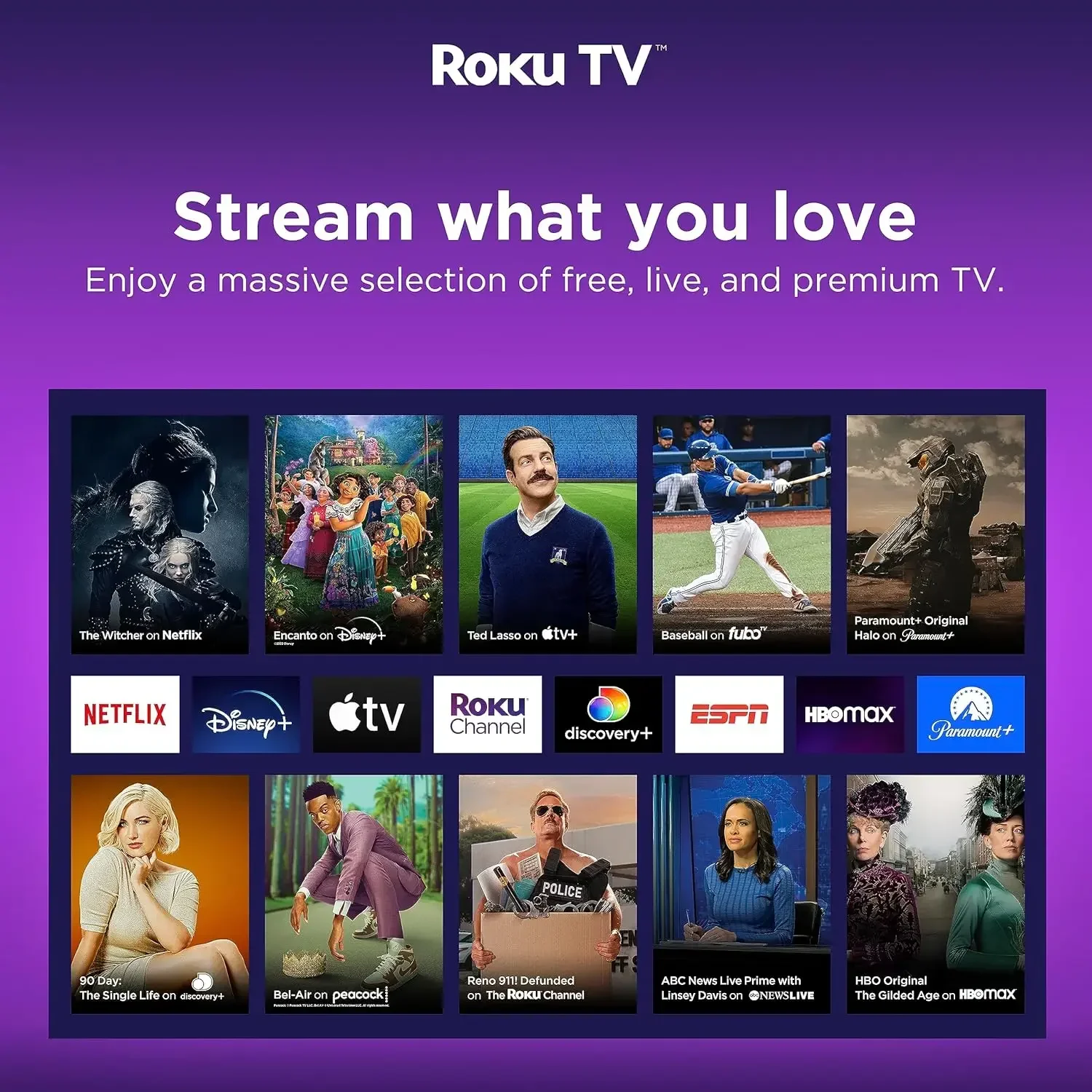 TV inteligente Roku 4K UHD serie R6 de 50 pulgadas con compatibilidad Alexa, HDR Dolby Vision, sonido de estudio DTS, modo de juego (50R6G)