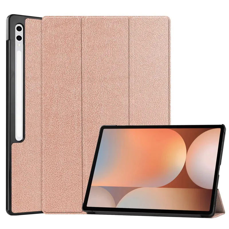 

For Samsung Tab S10 Ultra SM-X920 Case Tri-Fold Hard Shell Cover with Auto Sleep/Wake Function
