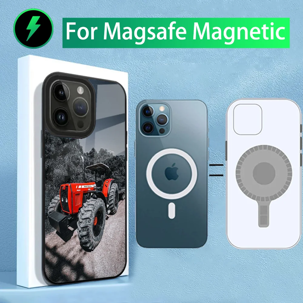 Massey Ferguson Phone Case For iPhone 15,14,13,12,11,Plus,Pro,Max Mini Magsafe Magnetic Wireless Charging