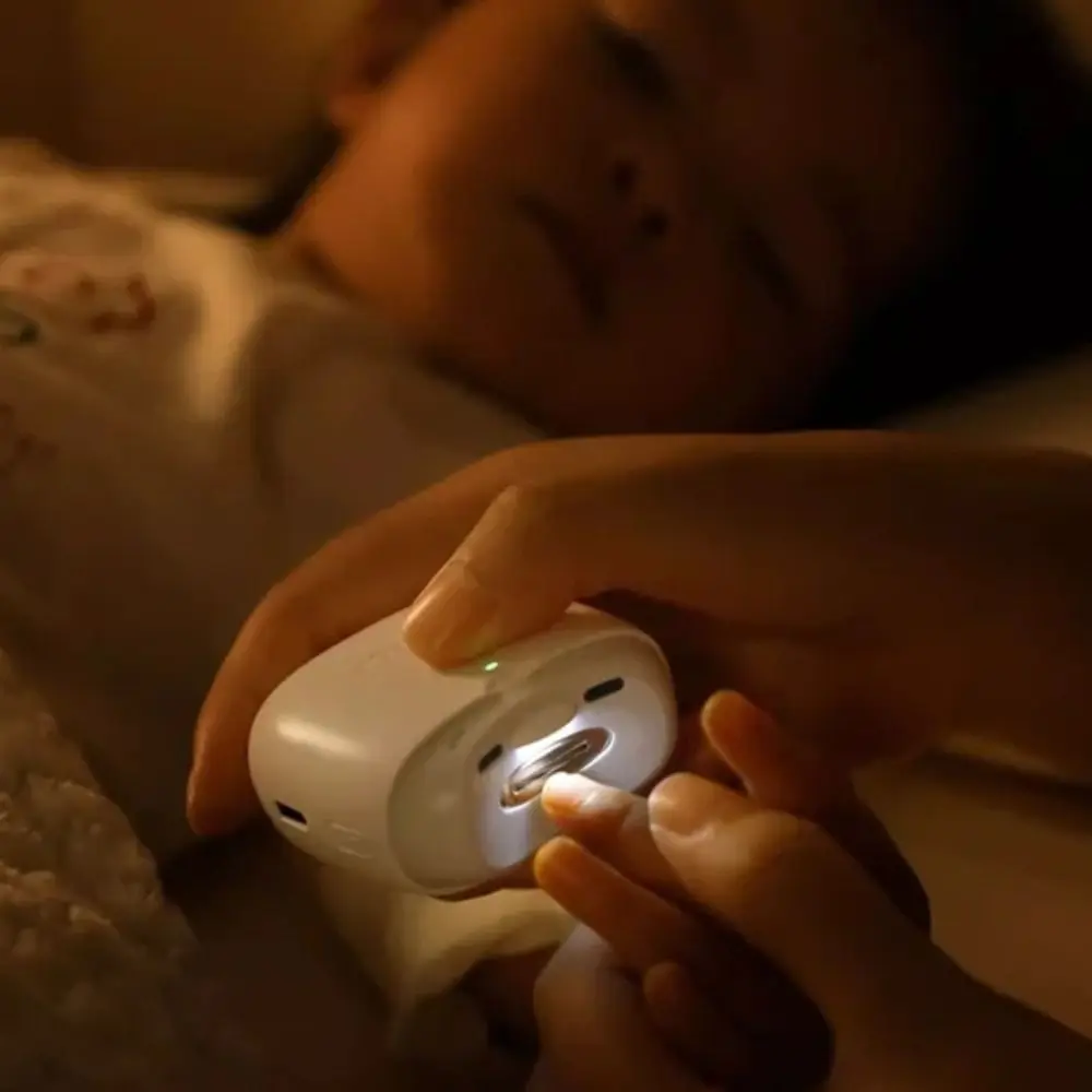 

Portable Rechargeable Electric Nail Clippers Mini Nail Care Automatic Nails Clipper Universal Silent Nail Trimmer Household