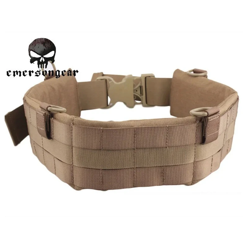 Cinturón táctico MOLLE EmersonGear caqui acolchado