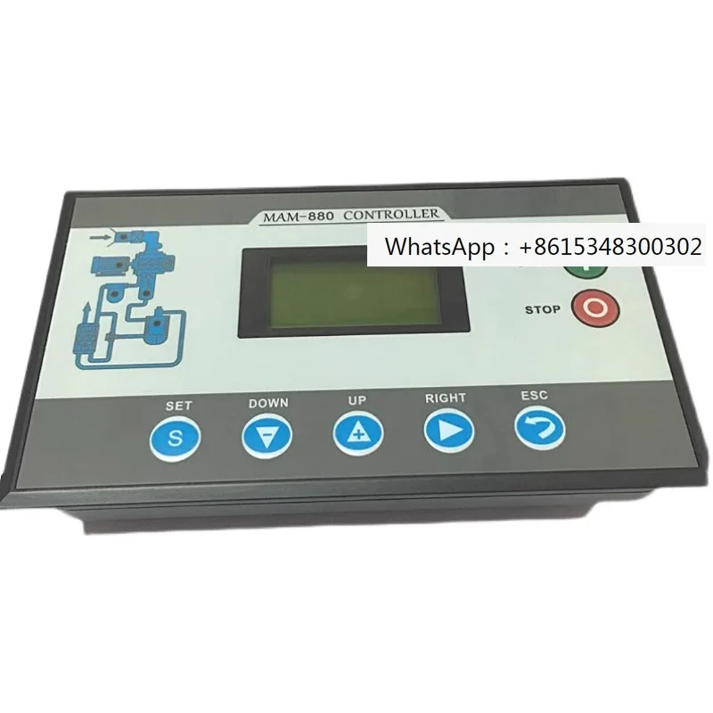 Air compressor MAM880 100A screw air compressor controller for power frequency machines 18.5-45KW