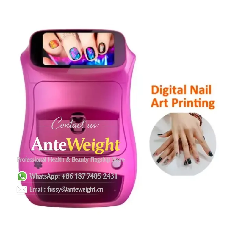 Nail Printer Finger Diy Print Art Wifi Automatic 3d Art Designs Finger Nails Printing Machine for Salon Use