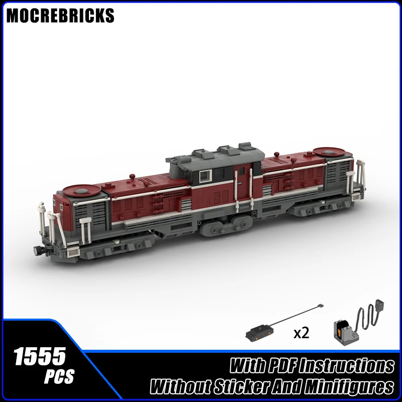 

MOC Diesel-locomotive JNR Class DD51 BR V 100 DR BR 199.8 Harzkamel Lokomotive Model Building Block DIY Brick Boy Toy Xmas Gift