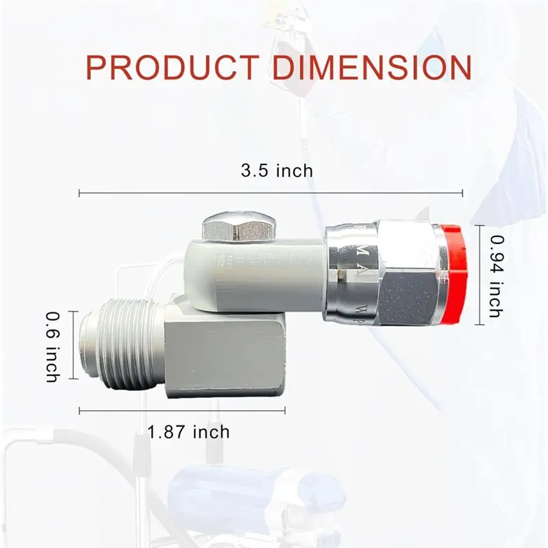 ABGH-交換用スイベルジョイント 2個パック 235486用、7/8インチネジ 180 °   噴霧器および延長キットの回転