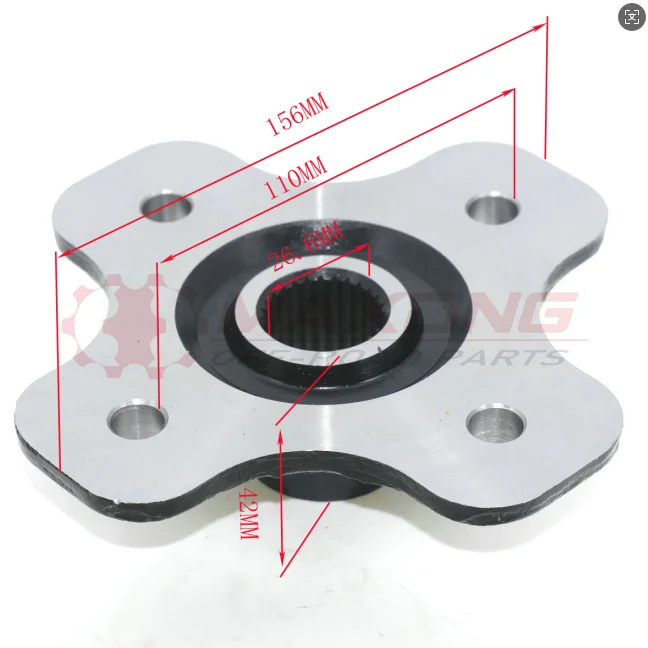 

Yimatzu ATV Parts Rear WHEEL HUB FLANGE With Bolts For CF MOTO 500CC 600CC X5/X6 CFORCE MODEL 9010-110001-1000