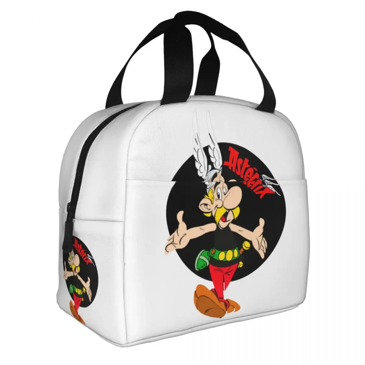 Asterix And Obelix Comics Insulated Lunch Bags Cooler Bag Meal Container High Capacity Tote Lunch Box Bento Pouch Office Travel