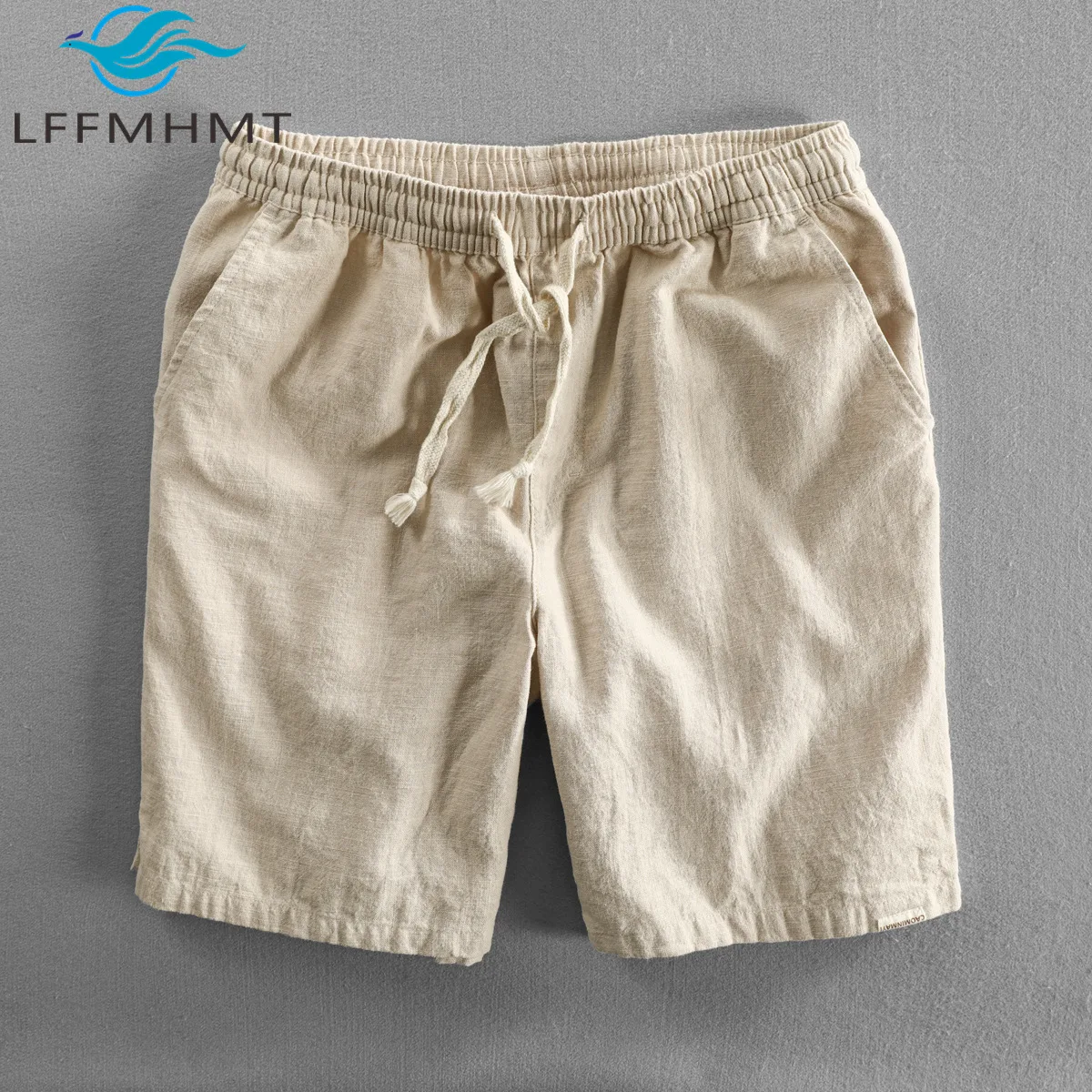 

Summer Fashion Good Quality Cotton Linen Shorts Men's Solid Color Simple Basic Beach Holiday Breathable Half Length Pants